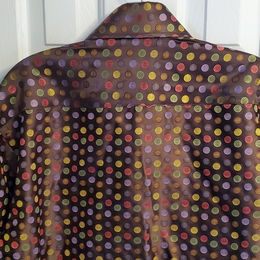 Leonardi Shiny Long Sleeve Men's Shirt. Medium. - Picture 6 of 16
